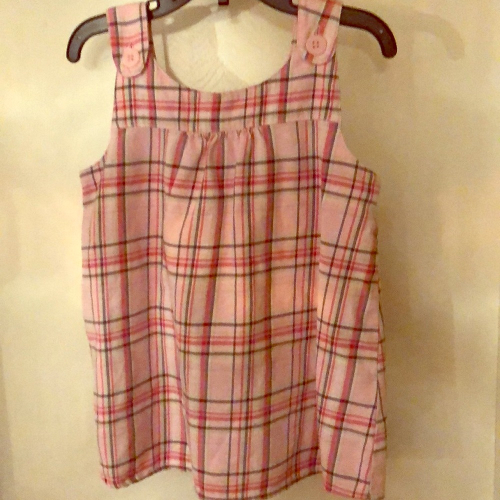 Girls Gymboree flannel Tank